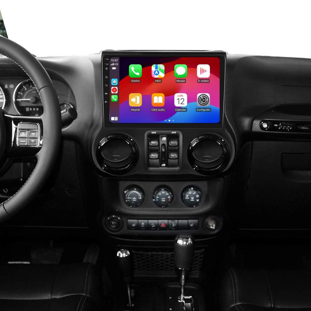 Navigatie Jeep Wrangler (2011-2014) cu Android, 2GB RAM 32GB ROM, DSP, ecran 10,1 Inch, Carplay si Android Auto [2]