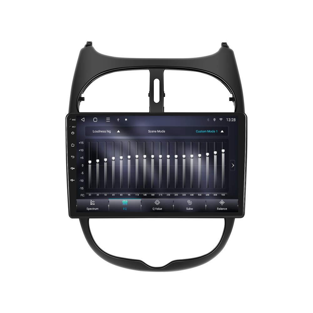 Navigatie Peugeot 206 Citroen C2 (2002-2010) OEM cu Android, 4GB RAM 64GB ROM, cu SOLT SIM 4G, DSP, ecran 9 Inch,Carplay si Android Auto [8]