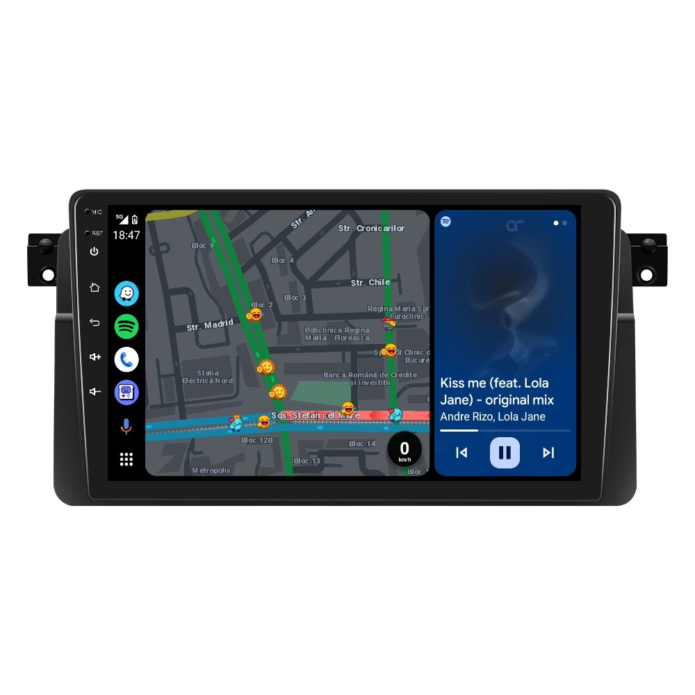 Navigatie BMW E46 (1998-2005) cu Android, 4GB RAM 64GB ROM, DSP, ecran 9 Inch, Carplay si Android Auto [6]