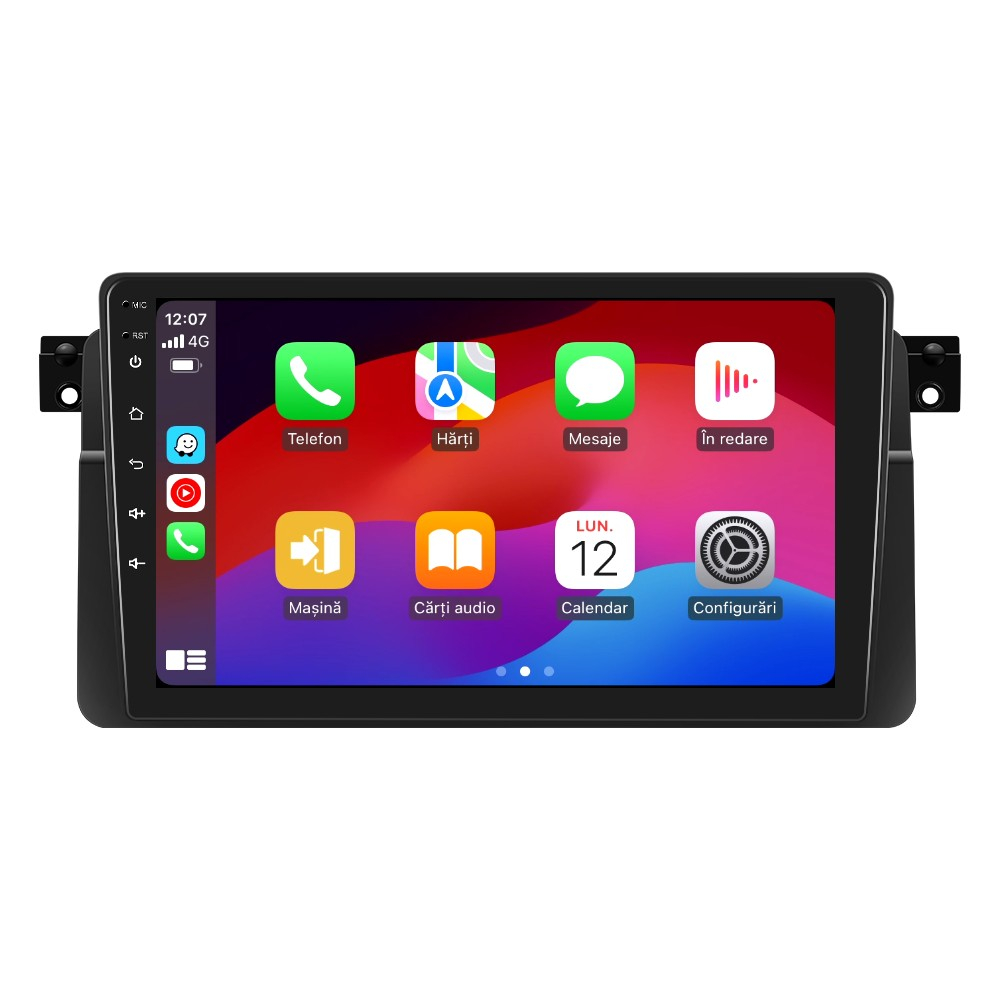 Navigatie BMW E46 (1998-2005) cu Android, 8GB RAM 128GB ROM, cu SLOT SIM 4G, DSP, ecran 9 Inch, Carplay si Android Auto [3]