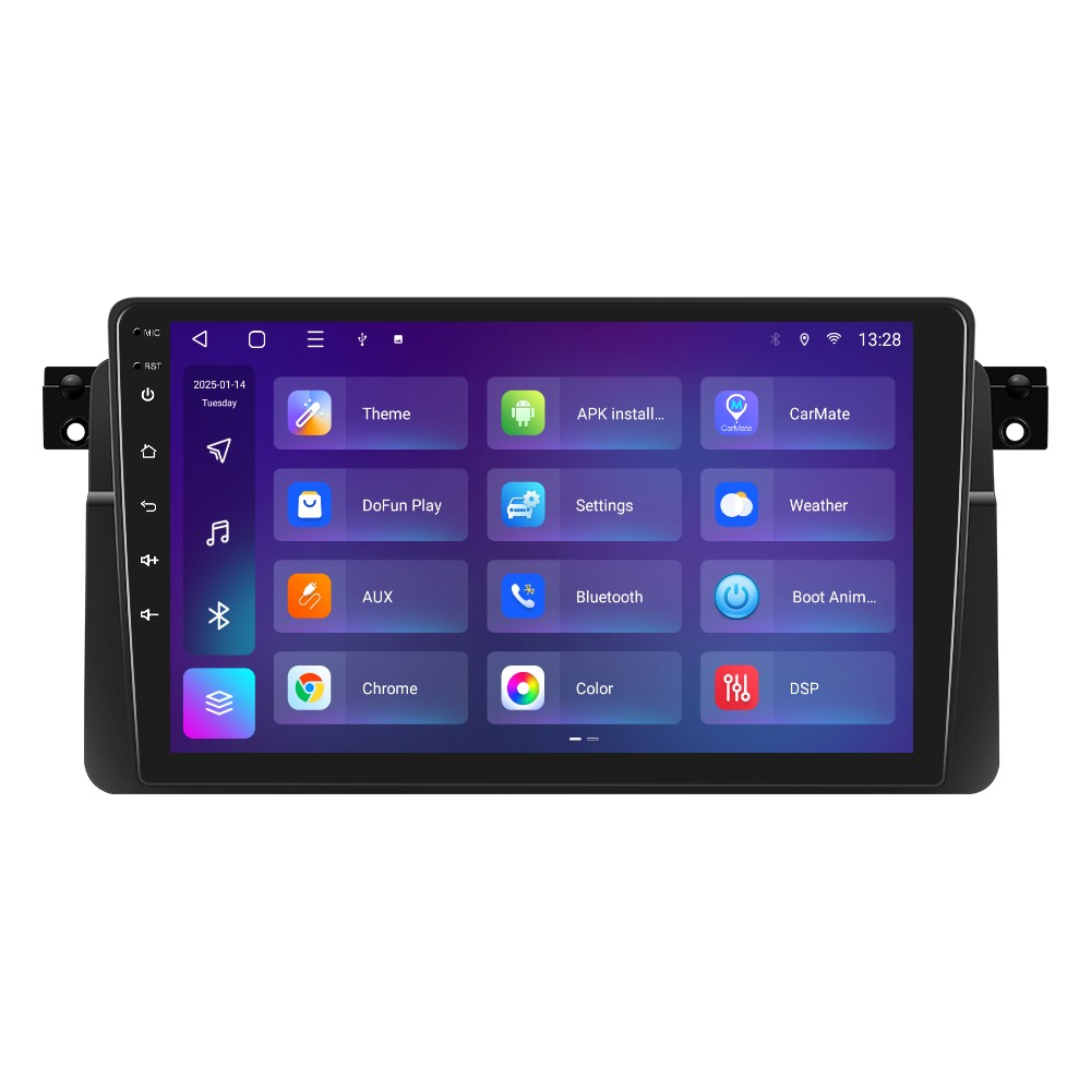 Navigatie BMW E46 (1998-2005) cu Android, 2GB RAM 32GB ROM, DSP, ecran 9 Inch,Carplay si Android Auto [3]