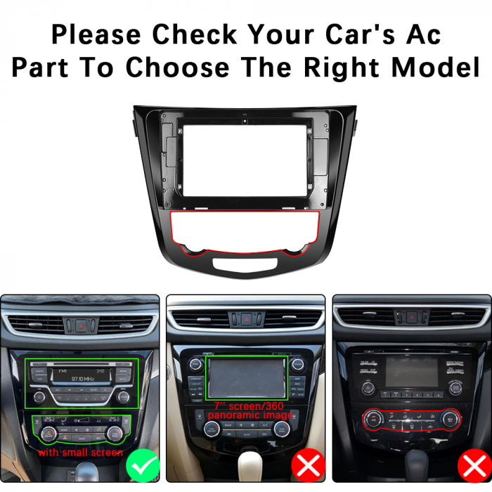 Navigatie NISSAN QASHQAI 2 J11 (2013-2017), Android 12, 4GB RAM 64GB,SLOT SIM 4G,  DSP, Carplay si Android auto, ecran 10.1 inch [6]