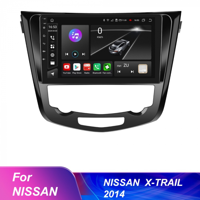 Navigatie NISSAN QASHQAI 2 J11 (2013-2017), Android 12, 4GB RAM 64GB,SLOT SIM 4G,  DSP, Carplay si Android auto, ecran 10.1 inch [4]