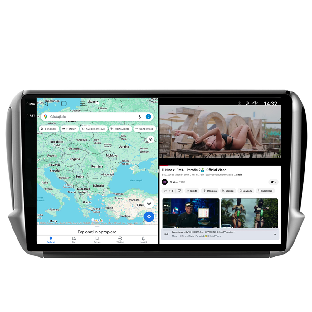 Navigație Android dedicată 2K QLED Octa-Core UIS8581A cu SIM 4G, CarPlay și Android Auto [5]