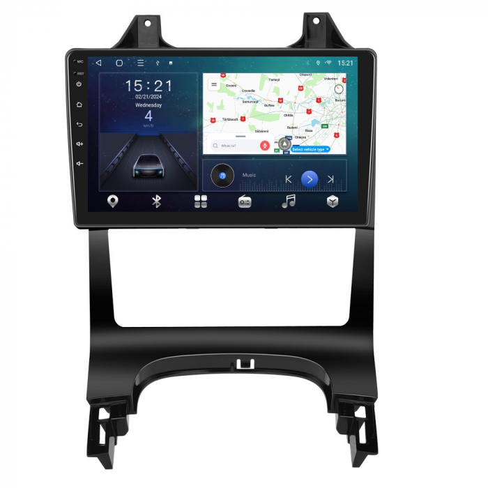 Navigație Peugeot 3008 si 5008 (2009-2017) cu Android12, 4 GB RAM 64 ROM, SLOT CARTELA SIM 4G, CarPlay si Android Auto, ecran 9 inch [5]