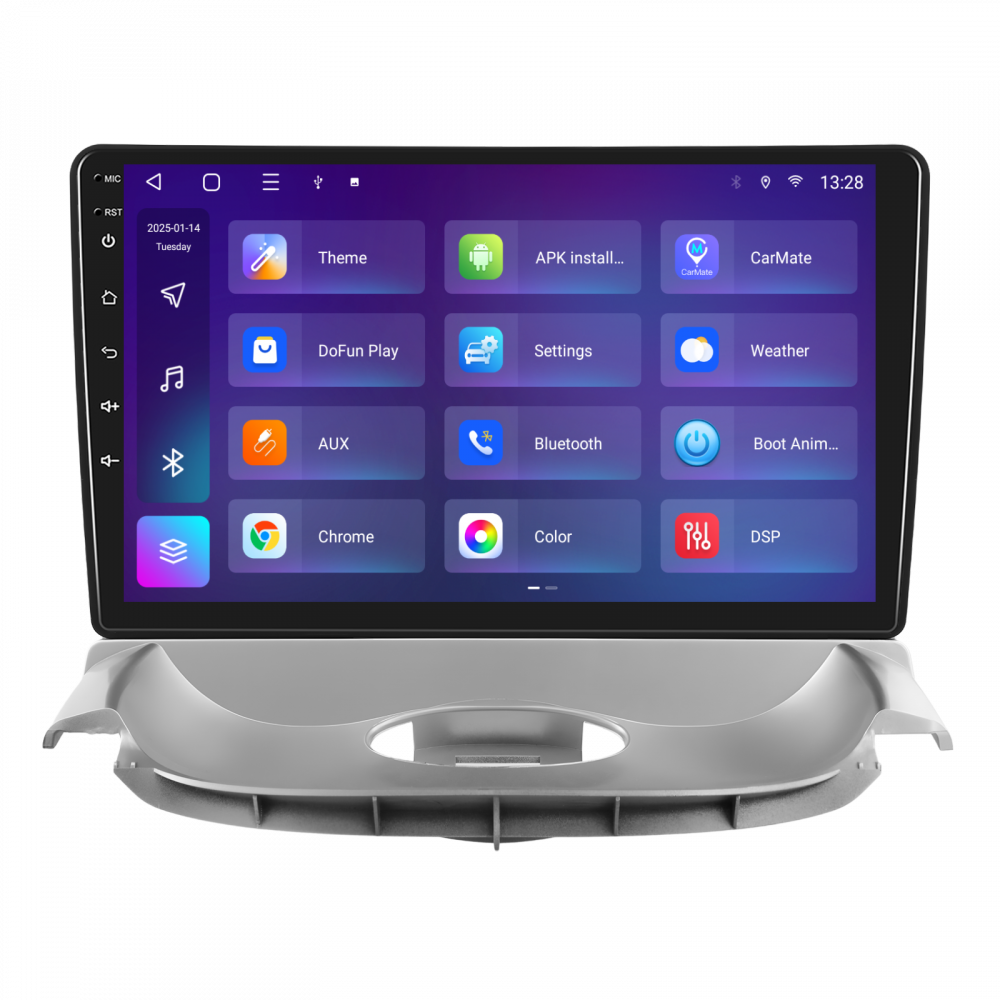 Navigatie Peugeot 206 (2004-2008) Citroen C2 (2006-2013) cu Android, 2GB RAM 32GB ROM, DSP, ecran 9 Inch,Carplay si Android Auto [3]