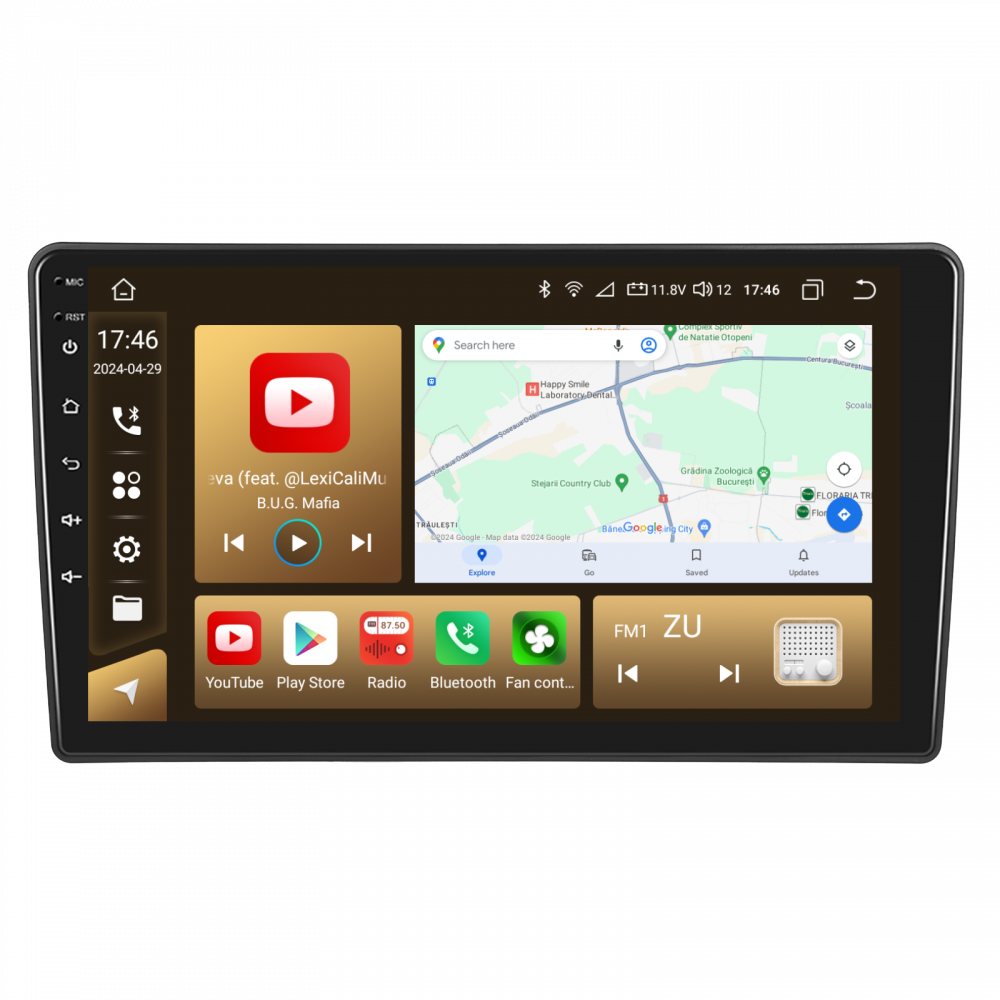 Navigatie Peugeot 308 308S (2015-2018) cu Android, 8GB RAM 128GB ROM, cu SLOT SIM 4G, DSP, ecran 9 Inch,Carplay si Android Auto [1]