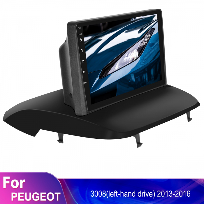 Navigatie Peugeot 3008 (2013-2016), Android 12, 4GB RAM 64GB, SLOT SIM 4G, DSP, Carplay si Android auto, ecran 9 inch [6]