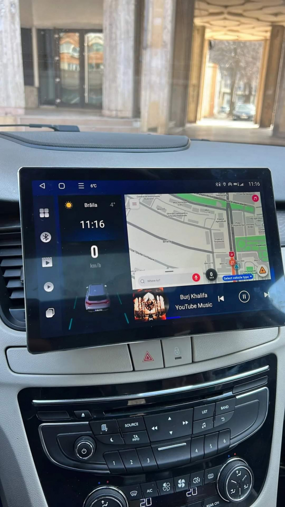 Navigatie Peugeot 508 (2012-2016) 13.1 inch 2K QLED, cu Android 12, 4GB RAM 64GB, SLOT SIM 4G, DSP, CarPlay si Android Auto [1]