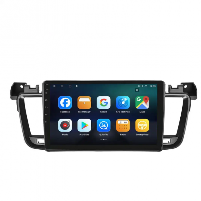 Navigatie Peugeot 508 (2012-2016) cu Android 12, 4GB RAM 64 GB, SLOT SIM 4G, DSP, CarPlay si Android Auto ecran 9 Inch [3]