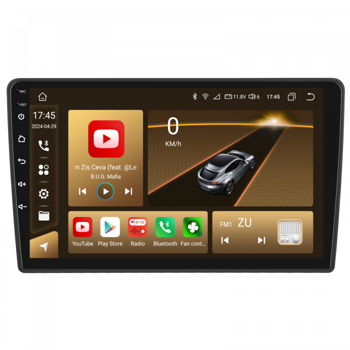Navigatie Peugeot Partner (2008-2018), Android 12, 8GB RAM 128GB, SLOT SIM 4G, DSP, Carplay si Android auto, ecran 9 inch [3]