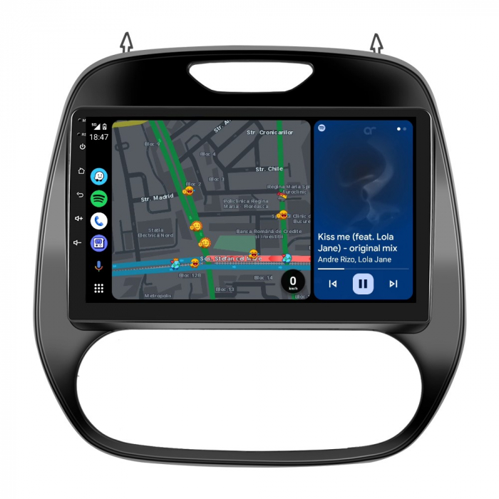 Navigatie Renault Captur (2015-2019) Android 12, 4GB 64GB SIM 4G, Carplay si Android Auto, DSP, Ecran 9 inch [10]