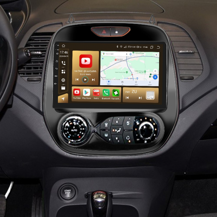 Navigatie Renault Captur (2015-2019) Android 12, 8GB 128GB SIM 4G, Carplay si Android Auto, DSP, Ecran 9 inch [7]