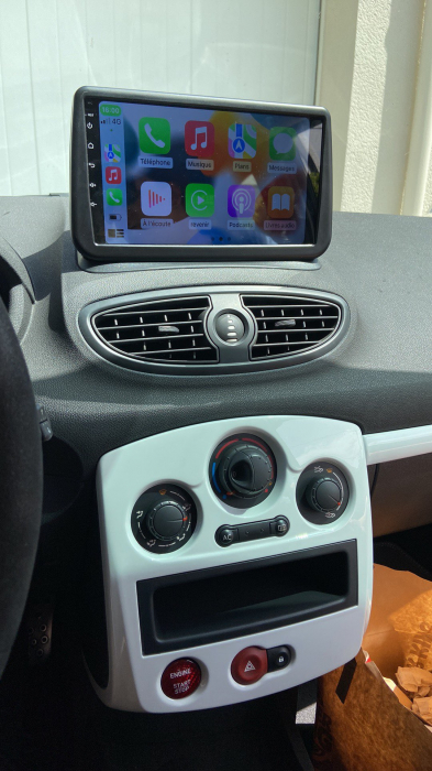 Navigatie Renault Clio 3 (2005-2014), 8GB RAM 128GB ROM, SIM 4G , DSP, Android 12, CarPlay si Android Auto Wi-fi, Youtube, Waze, ecran HD 9 Inch [8]