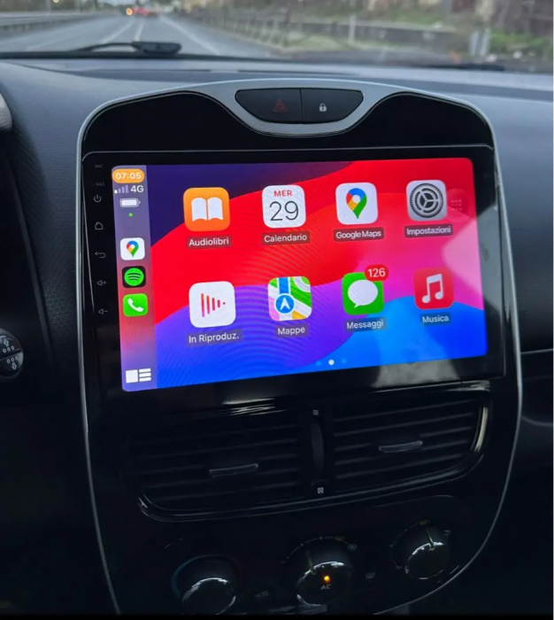Navigatie Renault Clio 4 (2012-2019), 2GB RAM 32GB ROM, Android 12, CarPlay si Android Auto Wi-fi, Youtube, Waze, ecran HD 10.1 Inch [8]