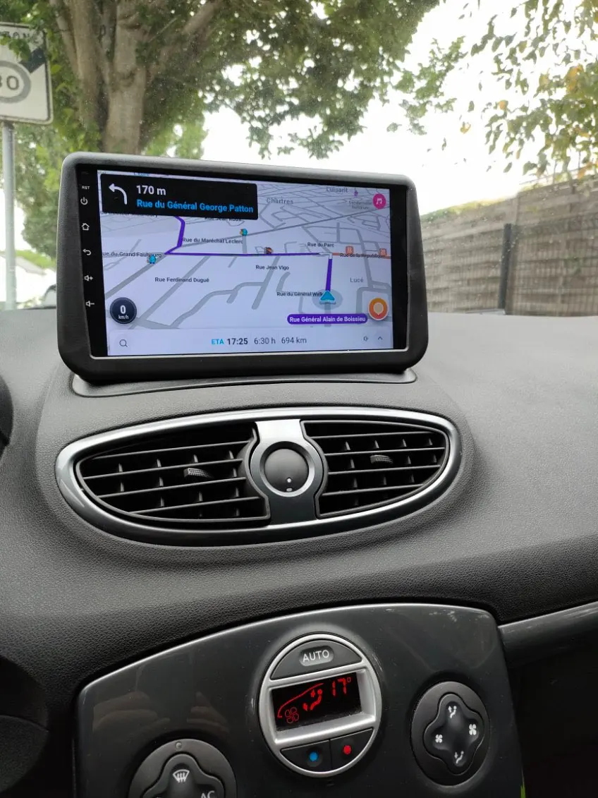 Navigatie Renault Clio 3 (2005-2014), 4GB RAM 64GB ROM, SIM 4G , DSP, Android 12, CarPlay si Android Auto Wi-fi, Youtube, Waze, ecran HD 9 Inch [5]