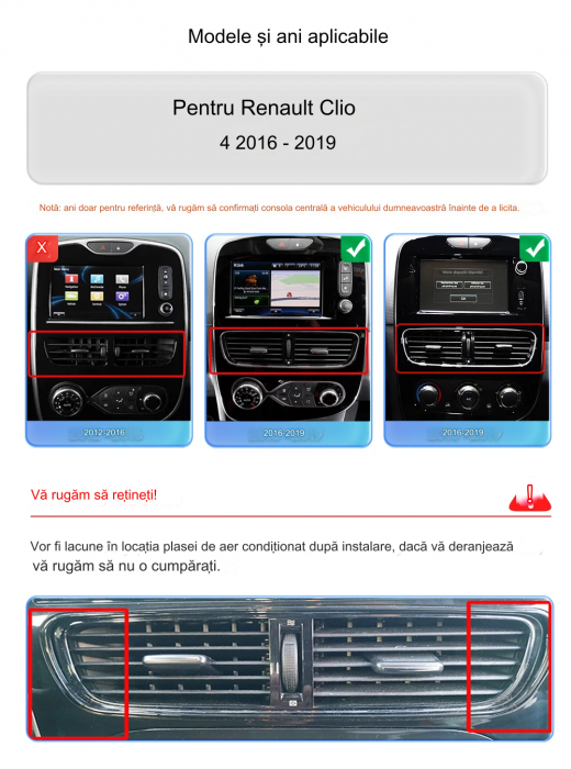 Navigatie Renault Clio 4 (2012-2019), 2GB RAM 32GB ROM,CarPlay si Android Auto Wi-fi, Youtube, Waze, ecran HD 10.1 Inch [8]