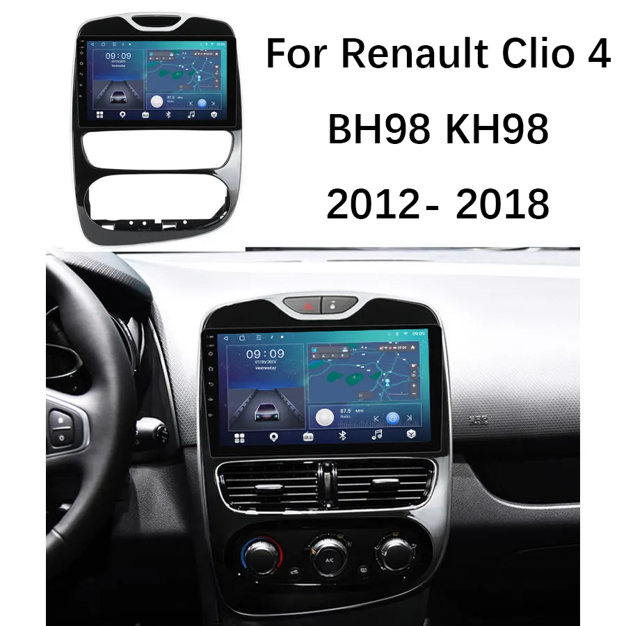 Navigatie Renault Clio 4 (2012-2019) cu Android 12, 8GB RAM 128GB ROM, CarPlay si Android Auto Wi-fi, Youtube, Waze, ecran HD 10.1 Inch [2]
