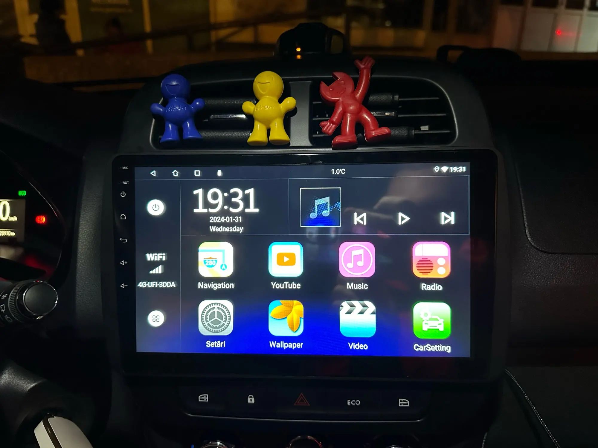 Navigatie Dacia Spring (2021-2024), Android 12, 8GB RAM 128GB, SLOT SIM 4G, DSP, Carplay si Android auto, ecran 9 inch [6]