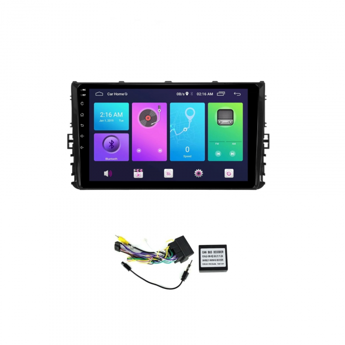 Navigatie Volkswagen T-CROSS (2018-2022), Android 12, 8GB RAM 128GB,SLOT SIM 4G, DSP, Carplay si Android auto, ecran 9 inch [7]