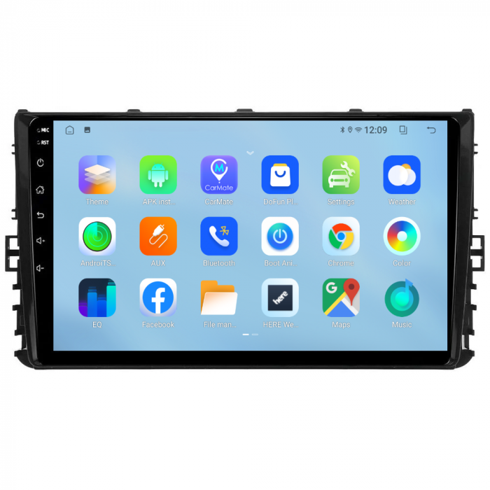 Navigatie Volkswagen T-CROSS (2018-2022), Android 12, 4GB RAM 64GB,SLOT SIM 4G, DSP, Carplay si Android auto, ecran 9 inch [2]