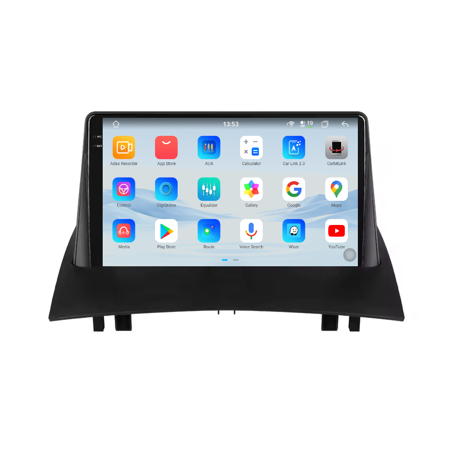 Navigatie Renault Megane 2 (2001-2009) Android 14, 12GB RAM, 256GB ROM, Ecran 9.33 inch 2K QLED [2]