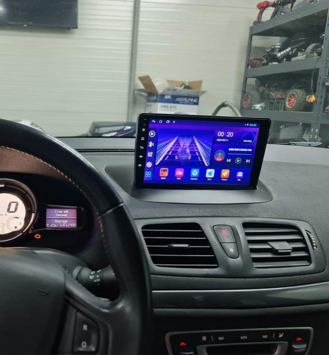 Navigatie Renault Megane 3 | Fluence (2009-2015) cu Android, 2GB RAM 32 GB ROM ecran 9 Inch,Carplay si Android Auto Wifi [6]