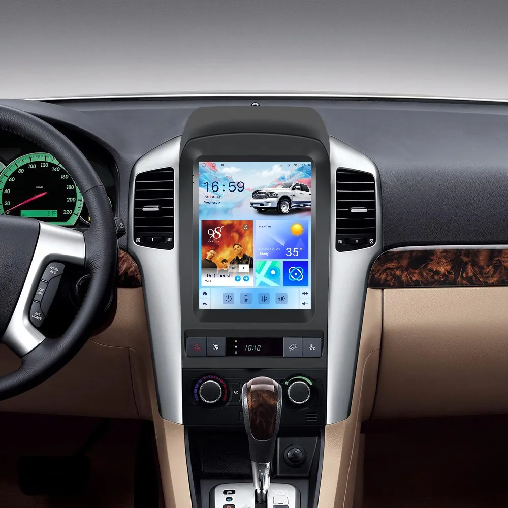 Navigatie Chevrolet Captiva (2006-2012) Tip Tesla, Android 12, 4GB RAM 64GB, SLOT SIM 4G, DSP, CarPlay si Android Auto, ecran 9,7 inch [4]