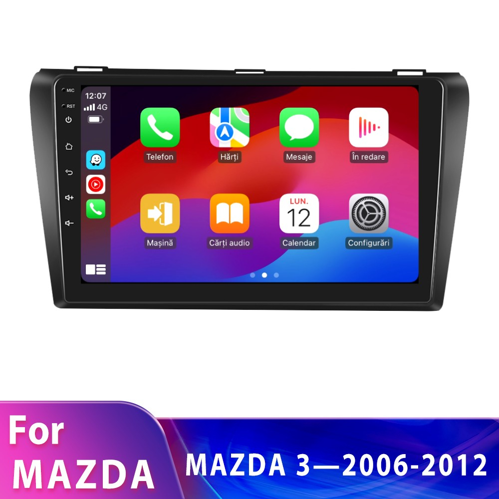 Navigatie Mazda 3 (2006-2012) cu Android, 2GB RAM 32GB ROM, DSP, ecran 9 Inch,Carplay si Android Auto [5]