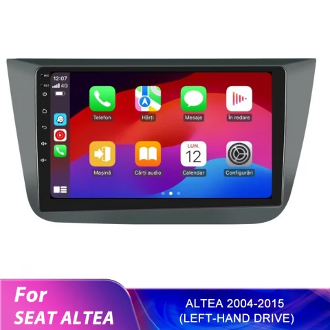 Navigatie Seat Altea (2004-2009) cu Android 12 ecran 9 Inch, 2GB RAM 32 GB ROM,DSP, Carplay si Android Auto [2]
