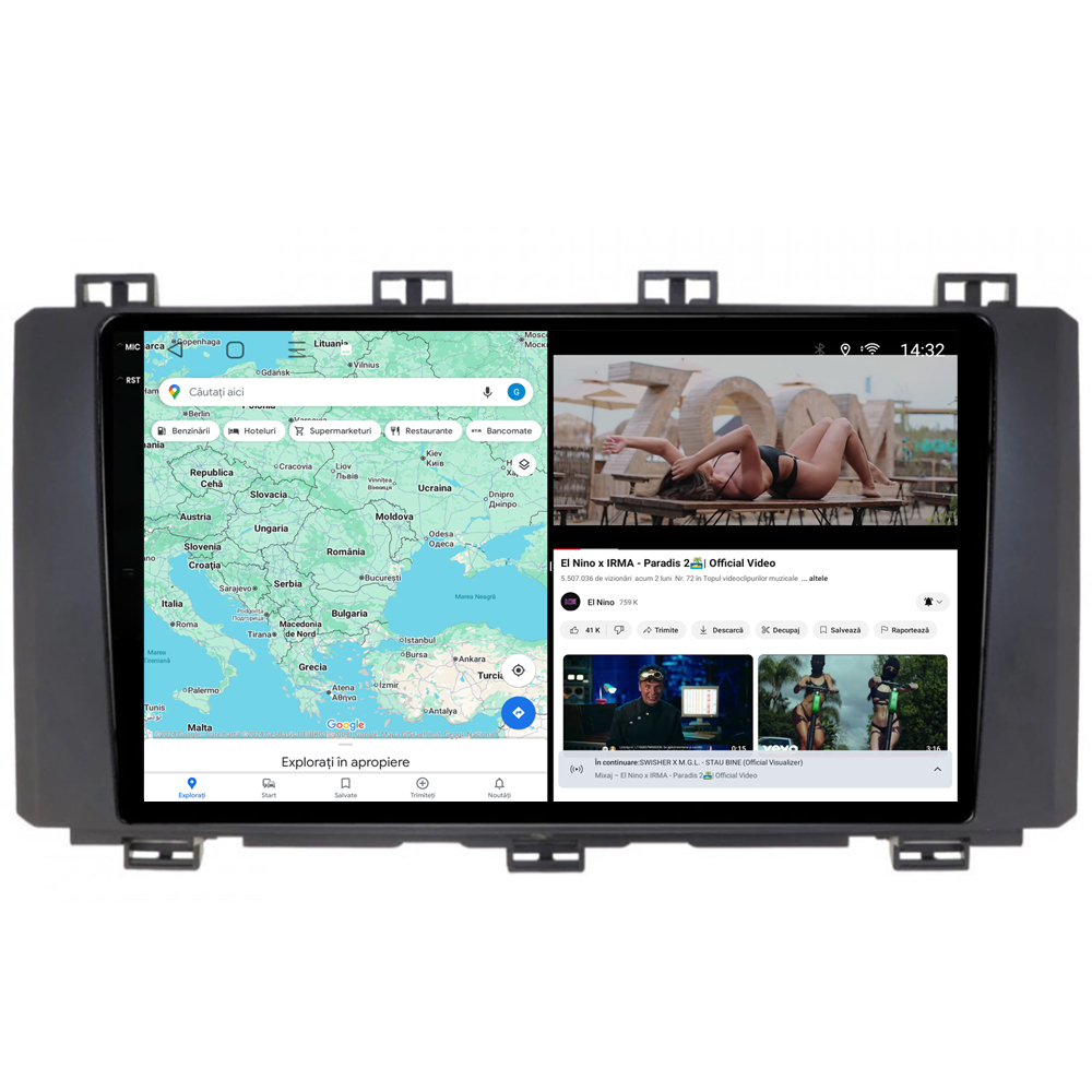 Navigație Android dedicată 2K QLED Octa-Core UIS8581A cu SIM 4G, CarPlay și Android Auto [5]