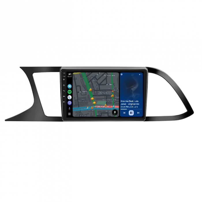 Navigatie Seat Leon 3 (2013-2020) cu Android 12, 4GB RAM 64 GB, SIM 4G. DSP, Carplay si Android Auto ecran 9 Inch [4]