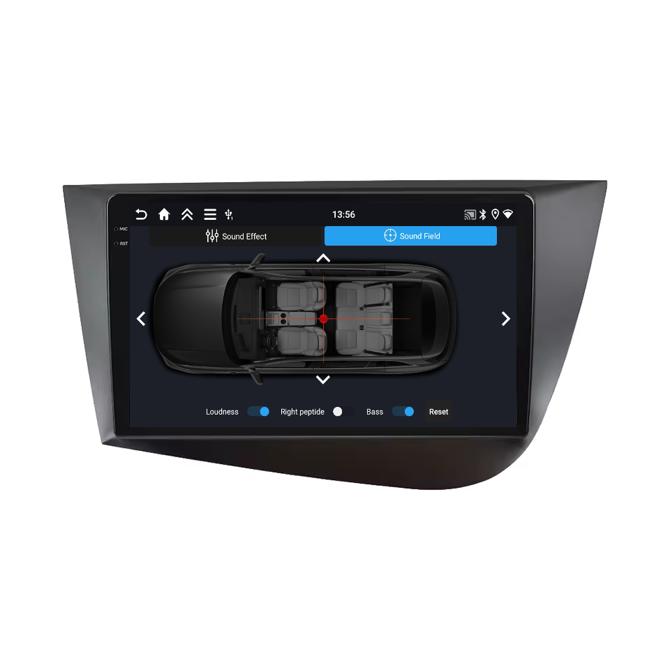 Navigatie Seat Leon MK2 (2005-2012),  Display INCELL, Android 15, 4GB 128GB, DSP, CarPlay si Android Auto ecran 9 Inch [3]