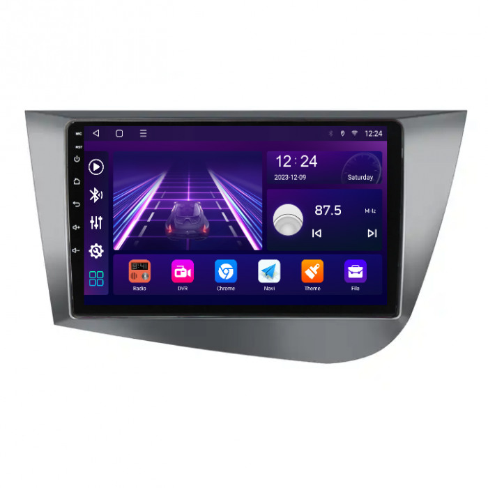 Navigatie Seat Leon MK2 (2005-2012), 8 GB RAM 128 GB Android 12, DSG, SIM 4G, Carplay si Android auto,ecran 9 Inch [3]