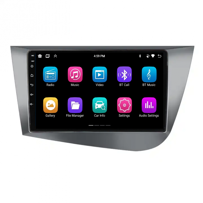 Navigatie Seat Leon MK2 (2005-2012) 4GB RAM 64GB ROM, Andriid 12, DSP, CarPlay si Android Auto ecran 9 Inch [5]