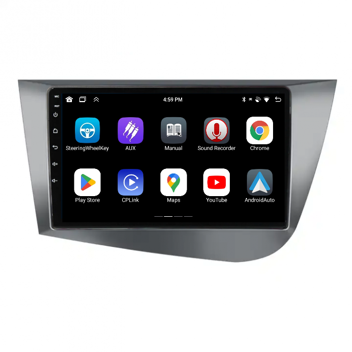 Navigatie Seat Leon MK2 (2005-2012) 4GB RAM 64GB ROM, Andriid 12, DSP, CarPlay si Android Auto ecran 9 Inch [2]