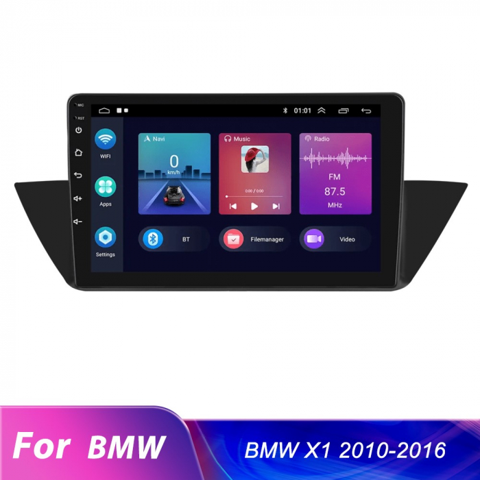 Navigatie BMW X1 (2010-2016) cu Android 11, 2GB RAM 32 GB ROM ecran 10.1 Inch,Carplay si Android Auto [2]