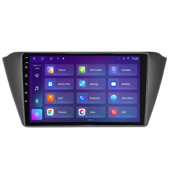 Navigatie Skoda Fabia 3 (2014-2021), Android 12, 2GB 32GB, DSP, CarPlay si Android Auto ecran 10.1 Inch [4]