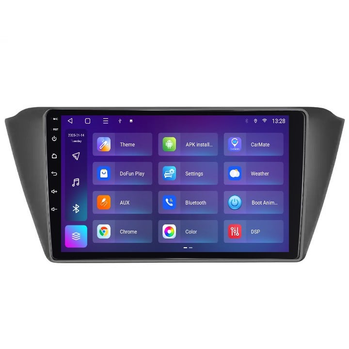 Navigatie Skoda Fabia 3 (2014-2021), Android 12, 4GB 64GB, DSP, SIM 4G, CarPlay si Android Auto ecran 10.1 Inch [3]