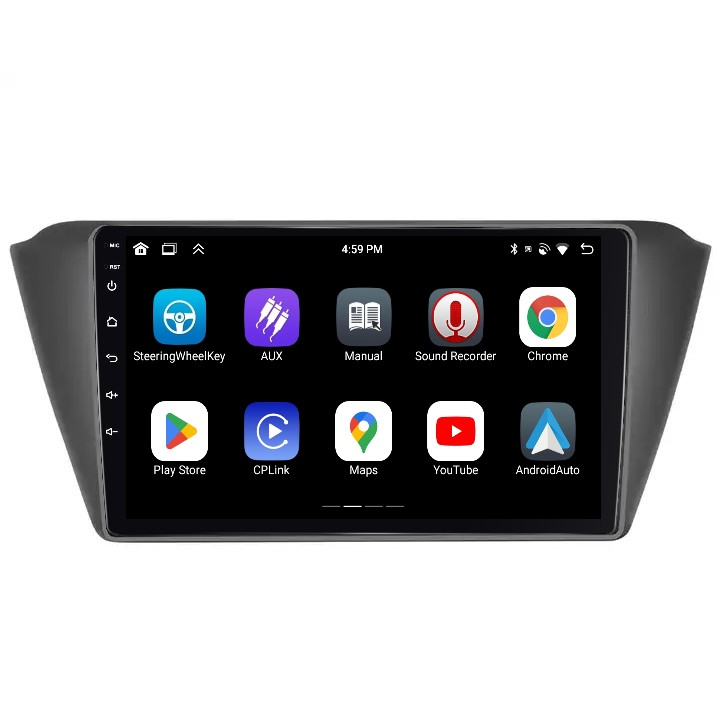 Navigatie Skoda Fabia 3 (2014-2021), Android 13, 4GB 64GB, DSP, CarPlay si Android Auto ecran 10.1 Inch [3]