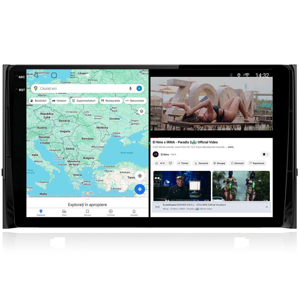 Navigație Android dedicată 2K QLED Octa-Core UIS8581A cu SIM 4G, CarPlay și Android Auto [5]