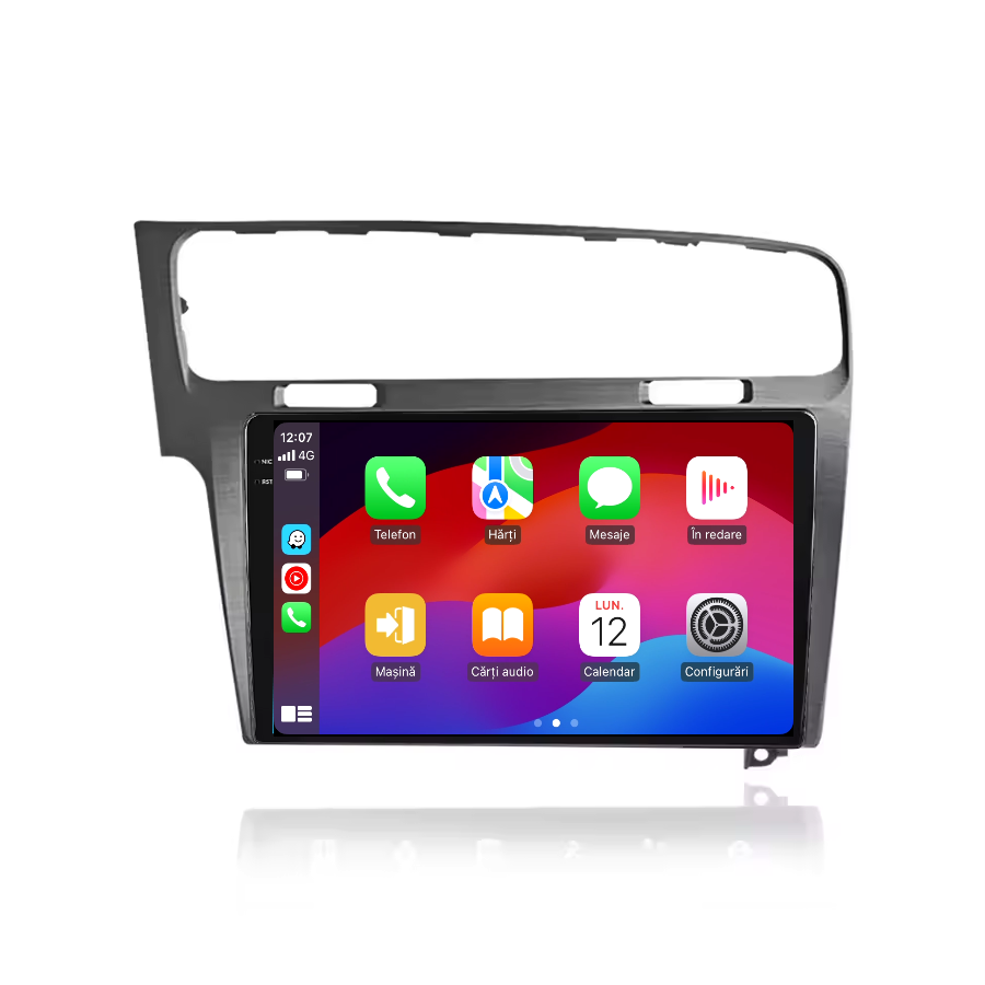 Navigatie Volkswagen Golf 7 (2012-2020) Android 14, 12GB RAM, 256GB ROM, Ecran 10.33 inch 2K QLED, Ramă Gri [3]