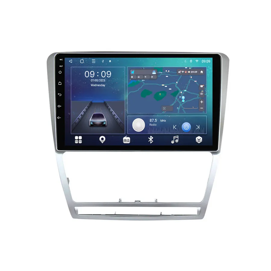 Navigatie Skoda Octavia 2 (2004-2013) cu Android 12, 8GB RAM 128 GB ROM ...