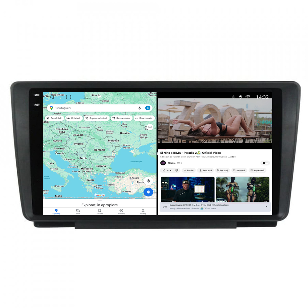 Navigație Android dedicată 2K QLED Octa-Core UIS8581A cu SIM 4G, CarPlay și Android Auto [5]