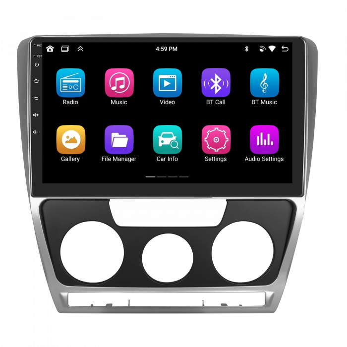 Navigatie Skoda Octavia (2004-2013) cu Android 13, 4GB 64GB, DSP, 8 CORE, DSP, RDS, CarPlay si Android Auto wiifi, ecran 10.1 Inch [4]