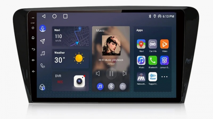 Navigatie Skoda Octavia 3 (2013-2018), Android 12, 8GB 128GB, SIM 4G, CarPlay si Android Auto ecran 10.1 Inch [8]
