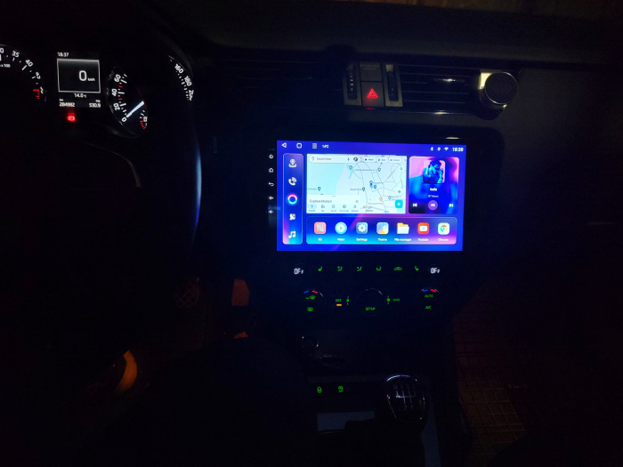 Navigatie Skoda Octavia 3 (2013-2018), Android 12, 8GB 128GB, SIM 4G, CarPlay si Android Auto ecran 10.1 Inch [11]