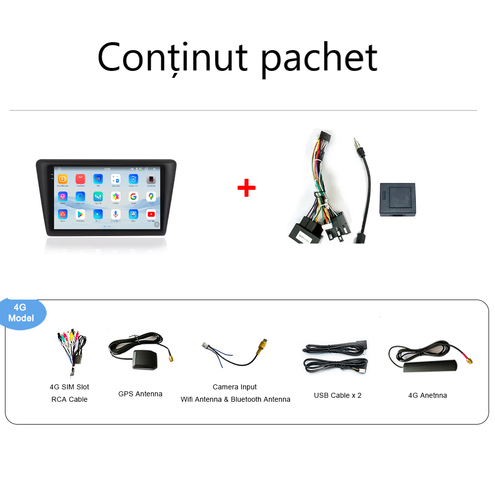 Navigatie Skoda Rapid si Seat Toldeo (2012–2019) Android 14, 12GB RAM, 256GB ROM, Ecran 9.33 inch 2K QLED [5]