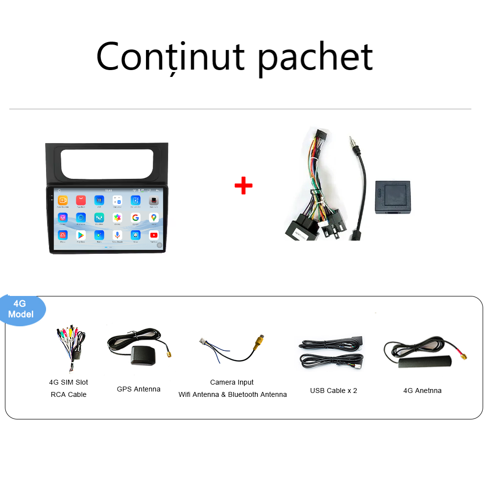 Navigatie Volkswagen Touran II (2010-2015) Android 14, 12GB RAM, 256GB ROM, Ecran 10.33 inch 2K QLED [5]