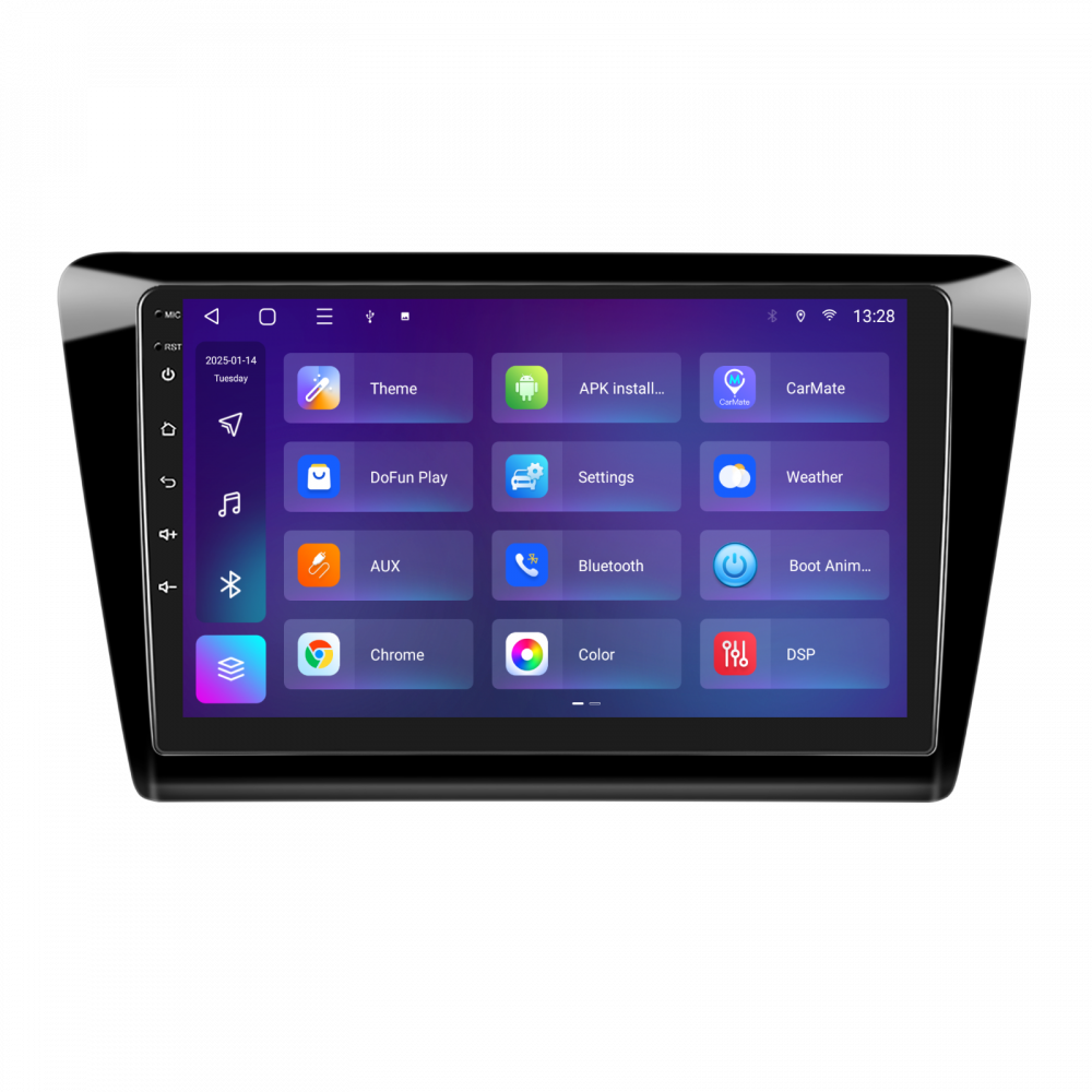 Navigatie Skoda Rapid (2013–2018) cu Android 12, 2GB RAM 32GB ROM, CarPlay si Android Auto, DSP, ecran 9 inch [6]